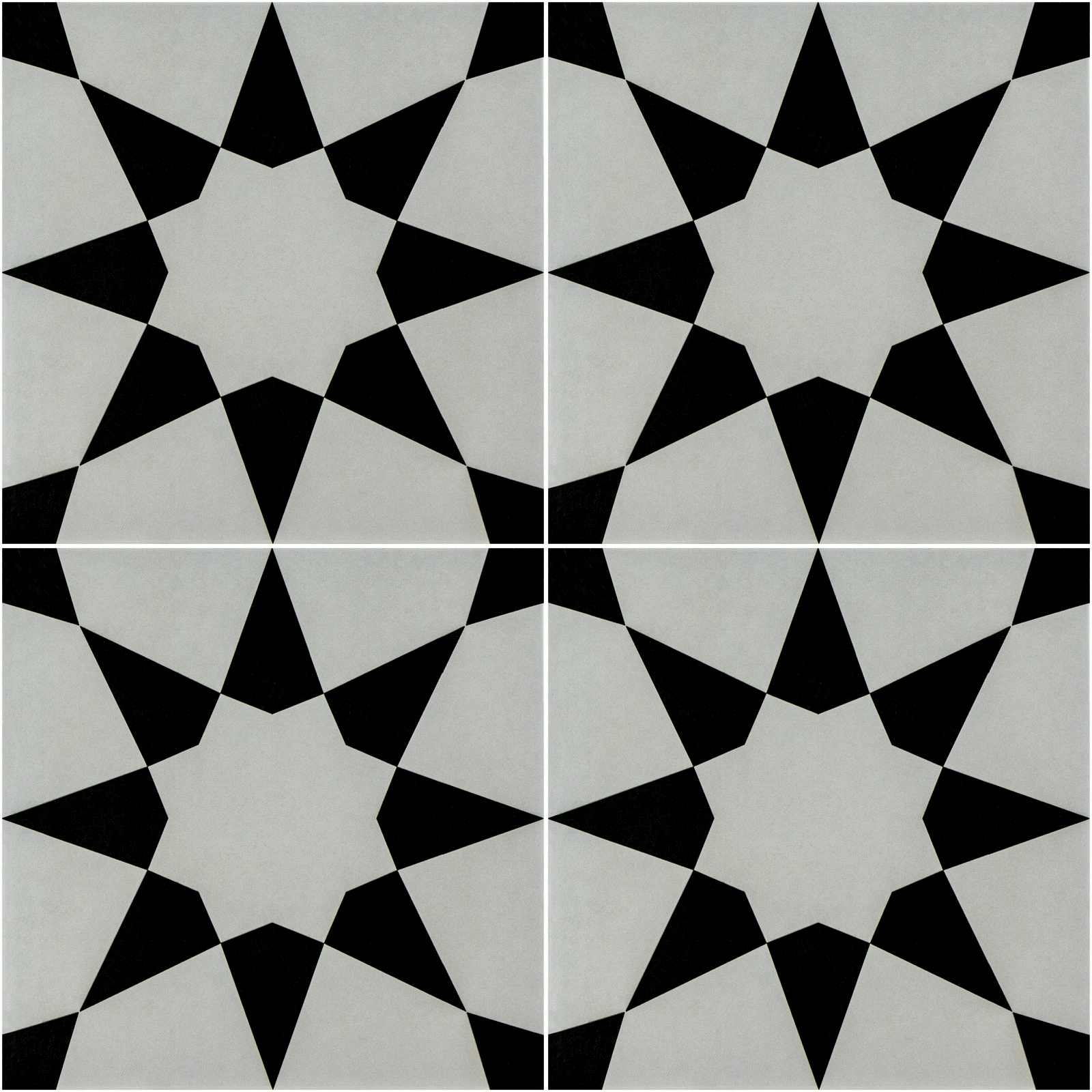 London Mono Star Patterned Porcelain Tile Stone Deals
