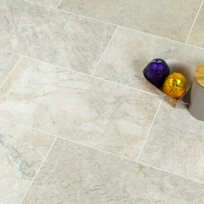 Argento Marble Tile - Honed