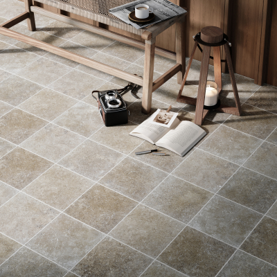 Noce Brown Travertine Tile-Tumbled