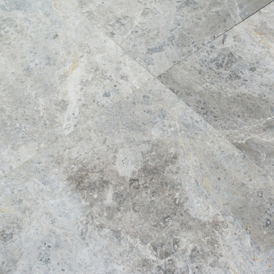 Silver Shadow Grey Marble Tile-Honed